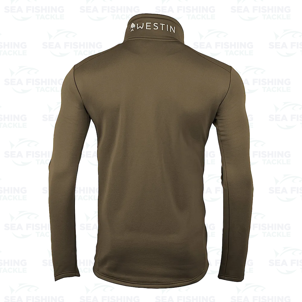 Westin Energy Midlayer 1/2 Zip - Dark Sage - Image 2