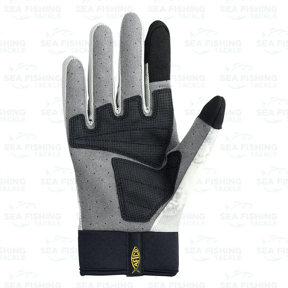 Aftco Jigpro Gloves Silver Camo - Image 2