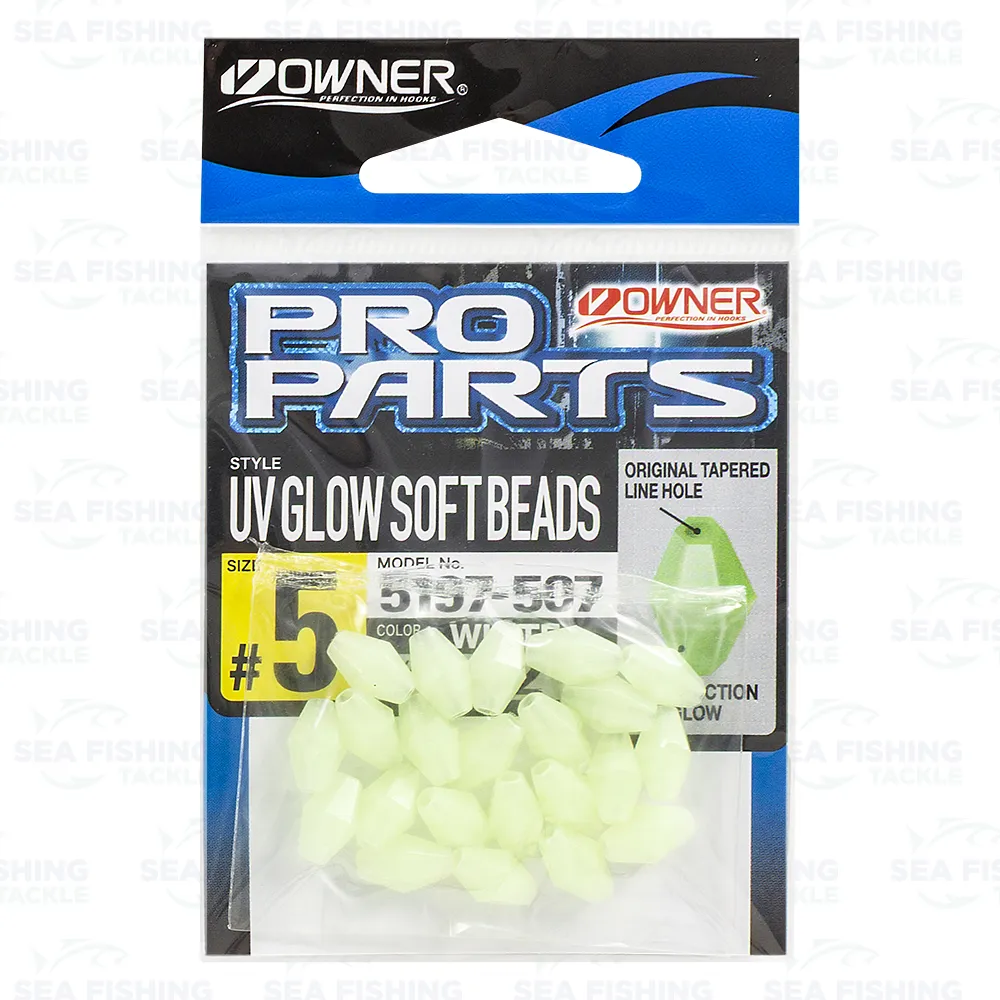 Owner Soft Beads 6 mm UV Glow