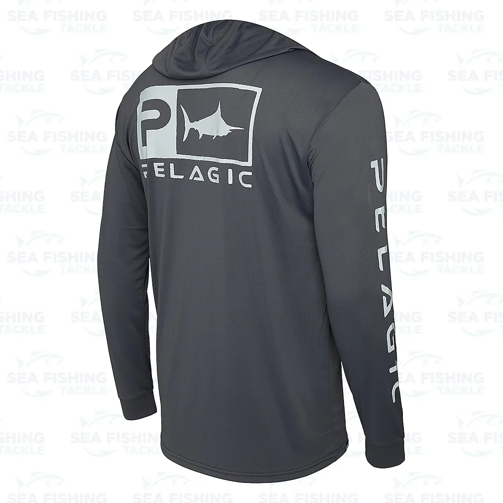 Pelagic Aquatek Hoodie Rusted Icon Graphite
