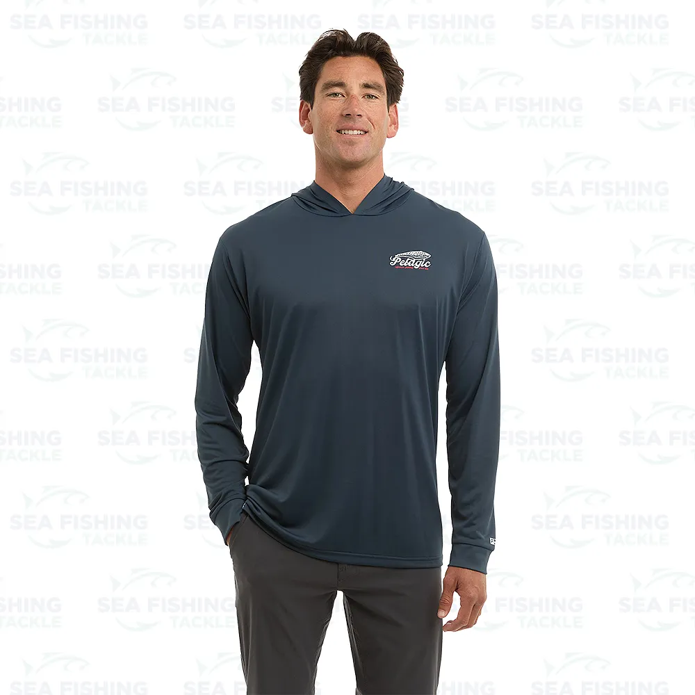 Pelagic Aquatek Hoodie Dark Navy - Hook Em - Image 2