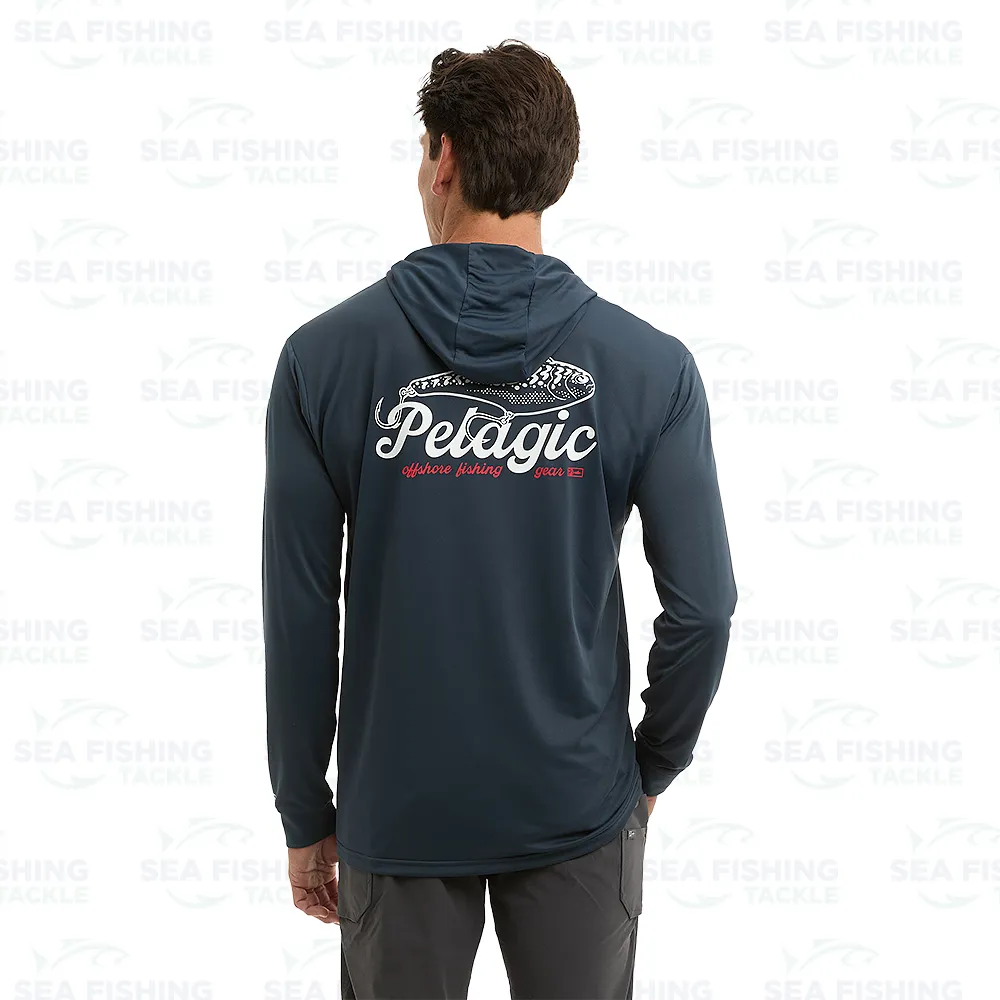 Pelagic Aquatek Hoodie Dark Navy - Hook Em - Image 4