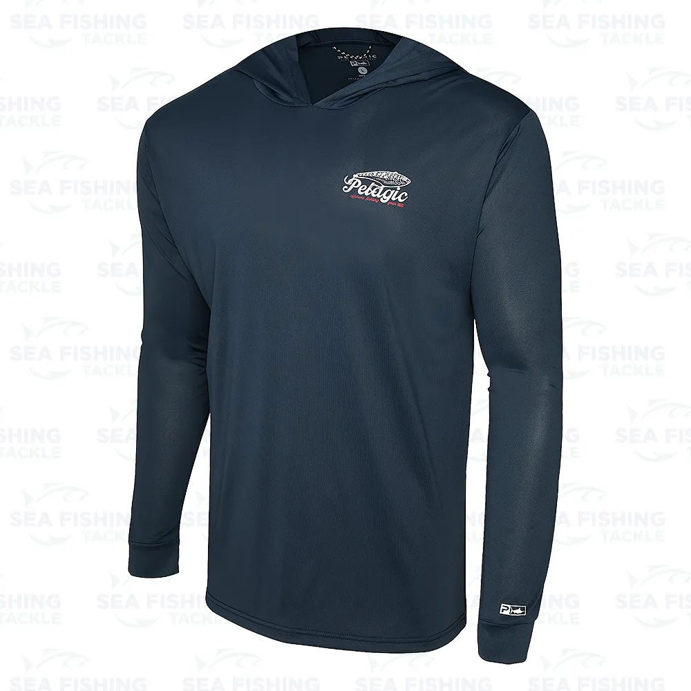 Pelagic Aquatek Hoodie Dark Navy - Hook Em - Image 3