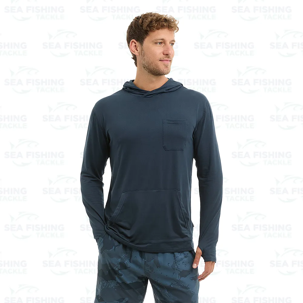 Pelagic Freespool Hooded – Solid Dark Navy - Image 5