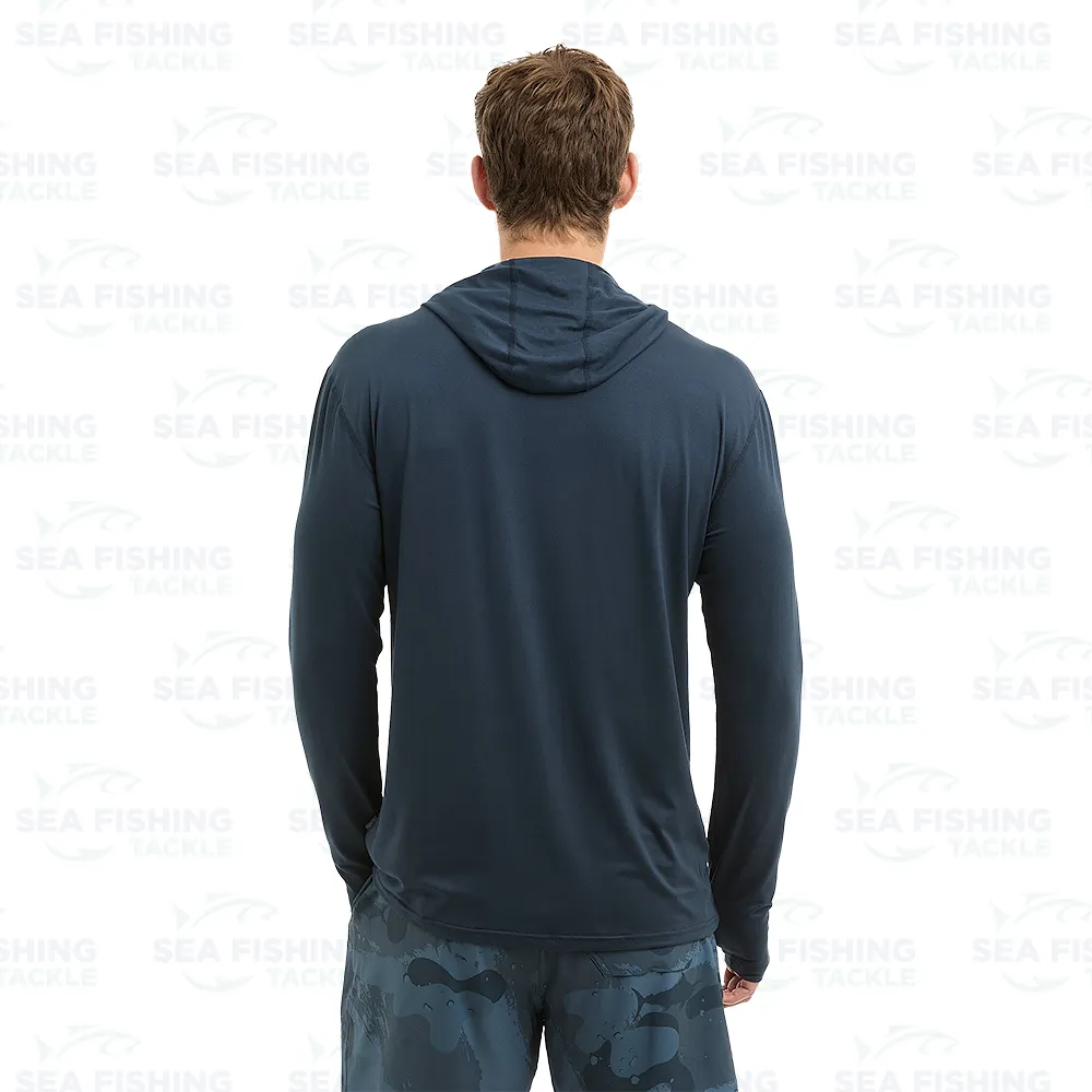 Pelagic Freespool Hooded – Solid Dark Navy - Image 4