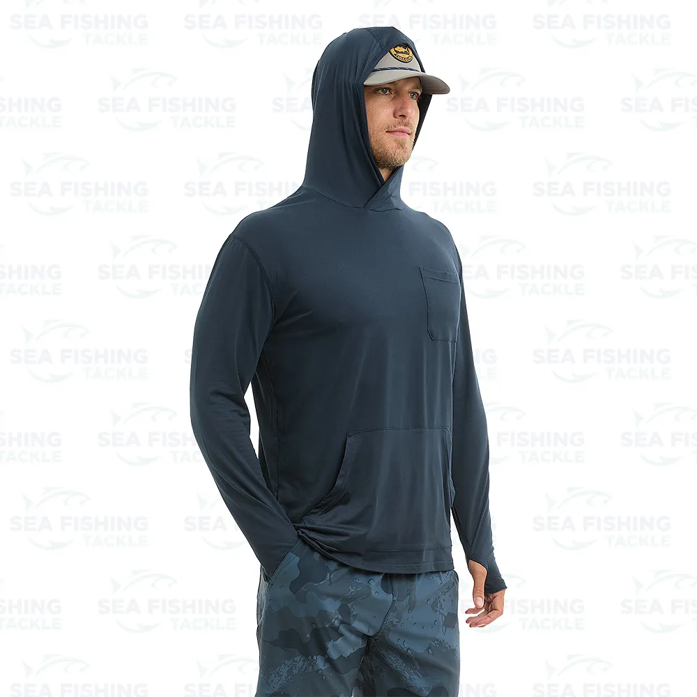 Pelagic Freespool Hooded – Solid Dark Navy - Image 3