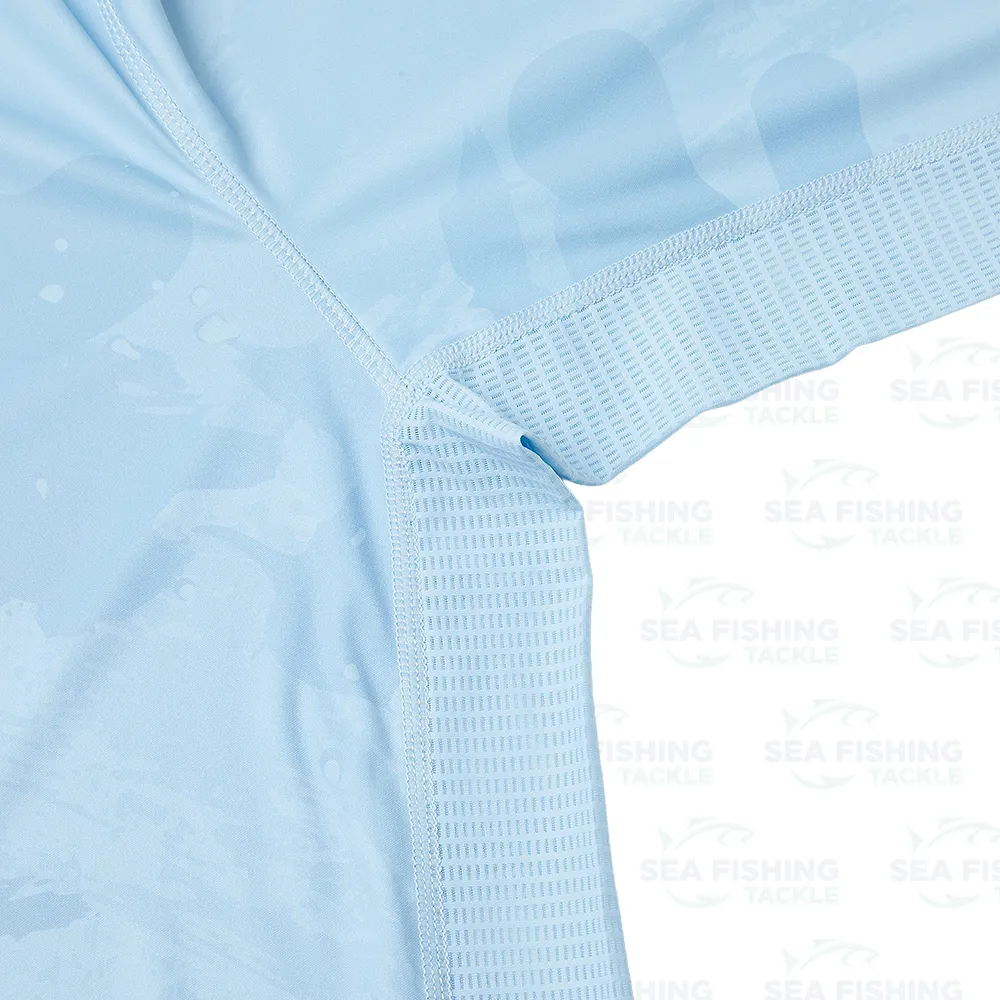 Pelagic Vaportek Hoodie Brush Camo Light Blue - Image 7