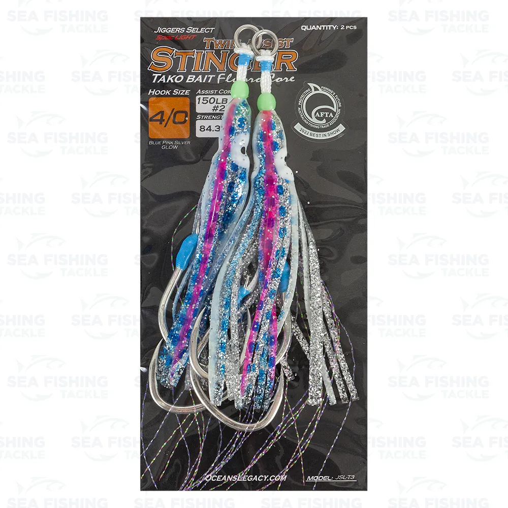 Ocean’s Legacy Tako Bait Stinger Twin Assist 3/0 - Image 2