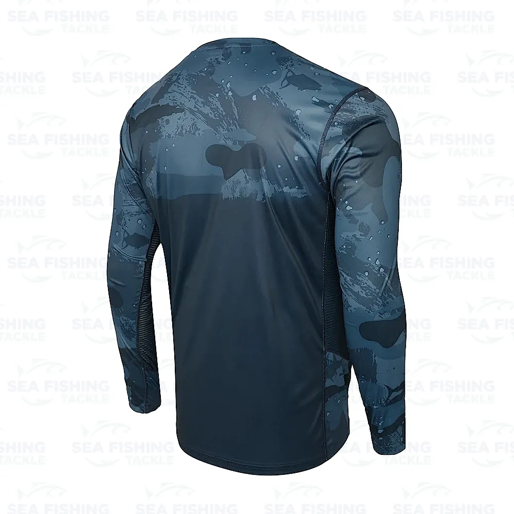 Pelagic Vaportek Brush Camo Fade - Dark Navy - Image 4
