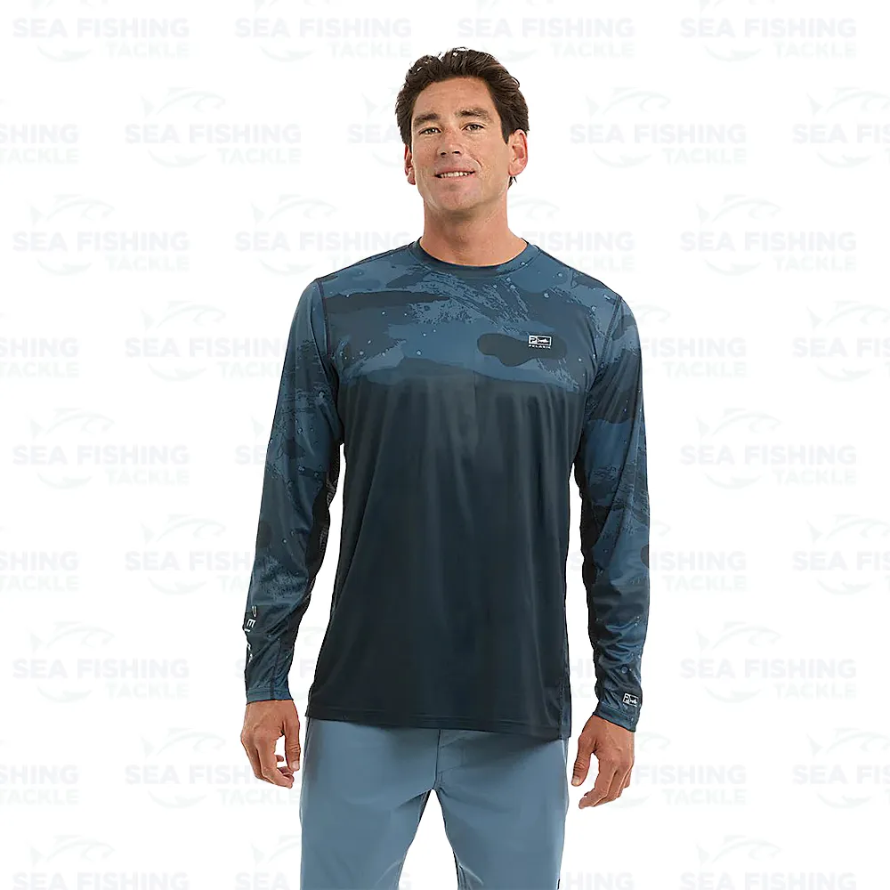 Pelagic Vaportek Brush Camo Fade - Dark Navy - Image 3